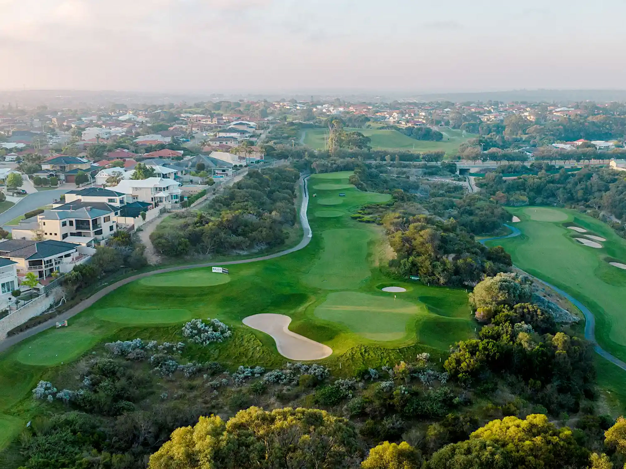 Carving through the limestone cliffs of Joondalup